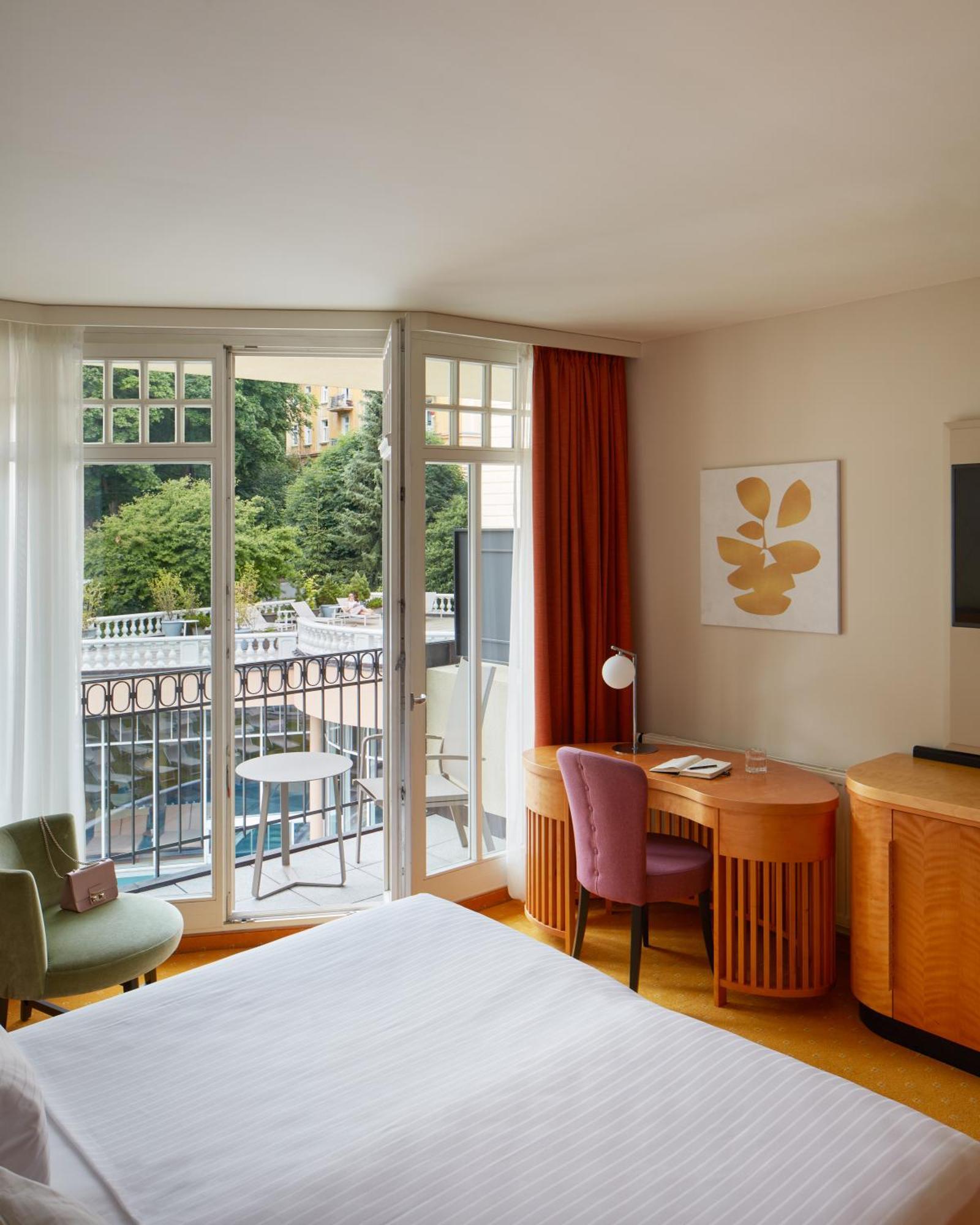 Falkensteiner Spa Resort Mariánské Lázně Camera foto A room at the Hotel de l'Europe